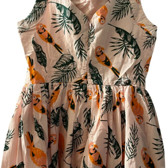 Saint Geraldine | Tropical Bird Swing Dress - Picture 5 of 7